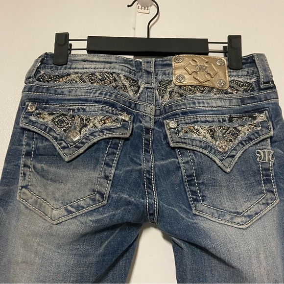 Miss Me Signature Skinny Stretch Cropped Jean Size 26 - Picture 10 of 12